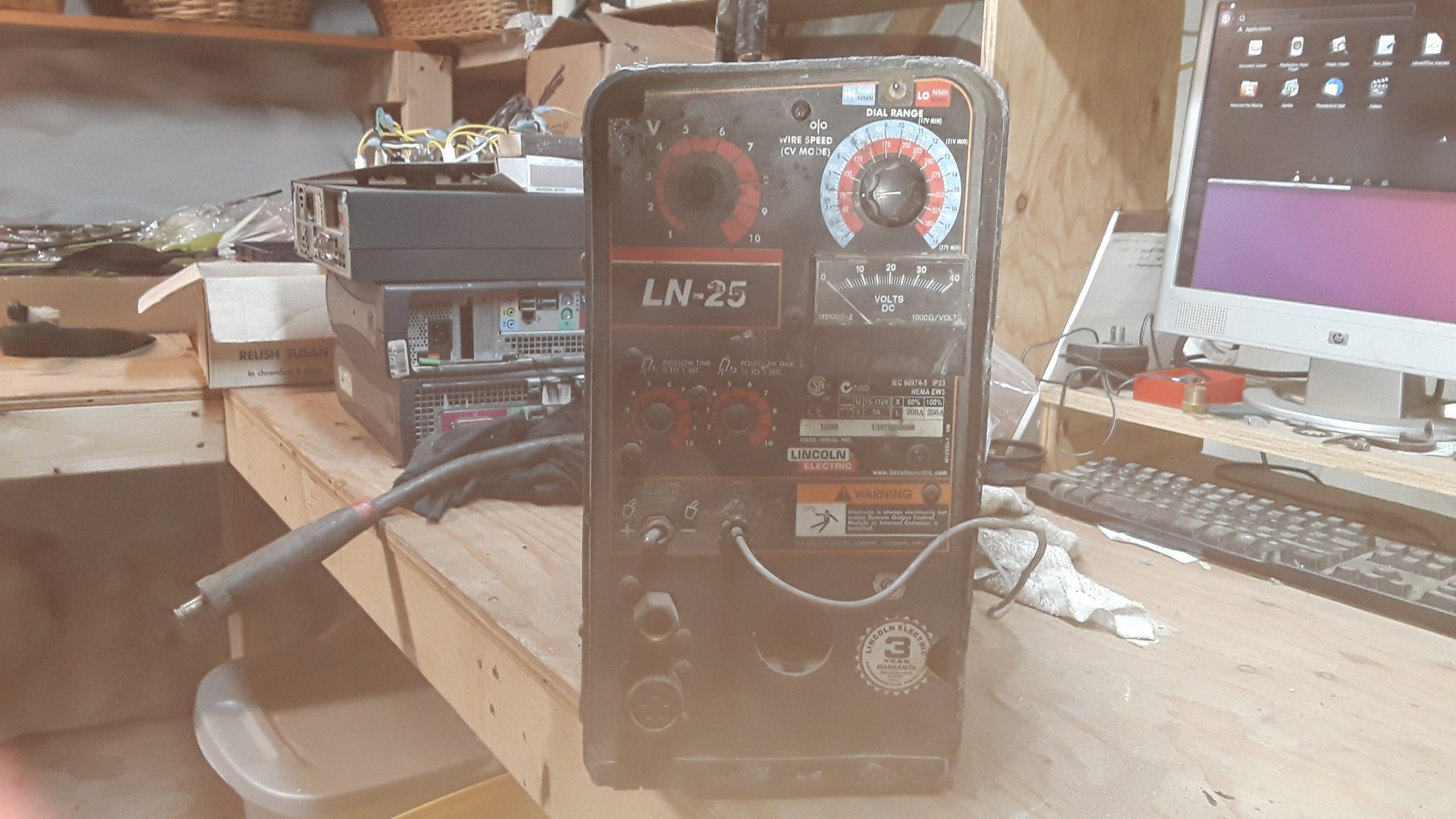LN25 mig welder – parts unit